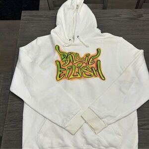 Billie Eilish Hoodie White Medium